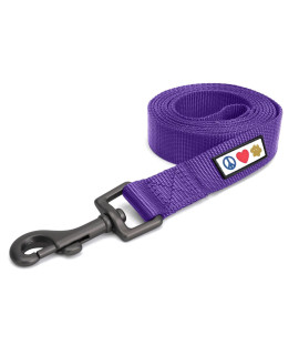 Pawtitas 6 FT Solid color Leash for Puppy and Dog Leash Dog Training Leash 6 ft or 18 m Dog Leash Extra Extra Small Dog Leash can be Used for as a cat Leash Purple Dog Leash