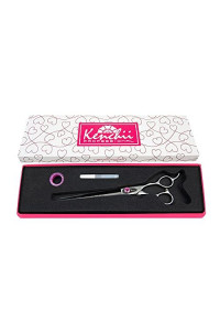 Left Handed Dog Grooming Scissors | 8 Inch Shears | Straight Scissors for Dog Kenchii Grooming | Love Collection Dog Shears | Pet Grooming Accessories | Pet Hair Trimming Scissor