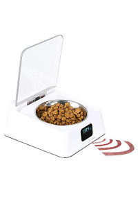 Automatic Pet Feeder Bowl Infrared Sensor Auto Open Cover Intelligent Feeder Anti-mouse Moisture-proof Dog Cat Food Dispenser