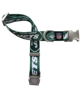 Littlearth Unisex-Adult NFL New York Jets Premium Pet collar, Team color, Small