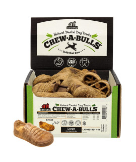 Redbarn Chew-A-Bulls (Size: Large | Shape: Shoes | Case of 25)