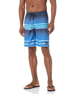 Quiksilver Mens Standard Everyday 21 Board Short Swim Trunk Bathing Suit, Nautical Blue Fade, 35