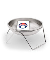 Americat Company Stainless Steel Cat Bowl + Elevated Stand - Made in The USA from U.S. Materials - Prevent Whisker Fatigue - Bowl Stand for Cat Food and Water (Bowl + Stand)