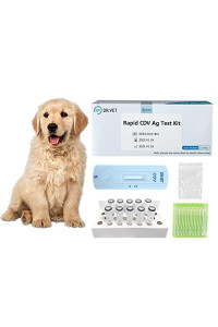 SmileCare DR.Vet Pet Ocular & Nasal Secretions Canine Distemper CDV Auxiliary Diagnostic Testing Kit for Dogs 10-Packed