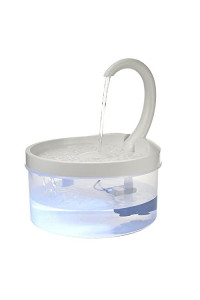 Bellanny Automatic Cat Water Fountain with LED Light, 2L Swan-Design Pet Drinking Dispenser Quiet for Dogs Cats Inside, with Filter
