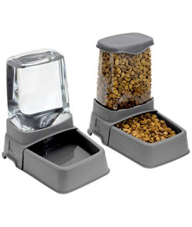 SportPet Food Bowls_Raised Stainless Steel Bowl_gravity Feeder and Waterer