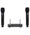 Rockville RKI65BT Dual UHF Wireless MicrophonesBluetooth Karaoke Mic Interface, Black