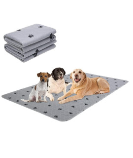 Pupteck Washable Pee Pads For Dogs - Waterproof Reusable Puppy Potty Training Pads Whelping Mat - Fast Absorption Non-Slip Pet Food Feeding Mat - Pad For Small Animals