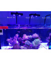 SMATFARM LED Aquarium Light - Updated Program Coral Reef Light Dimmable 95Watts Full Spectrum Sunrise Sunset for Marine Fish Tanks Fish Tank Light with Timer Function