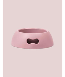 United Pets Pappy Large Dog Bowl Eco Friendly Italian Design Made In Italy Pink Dog Bowl For Large Dogs Capacity 74 Oz