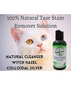 PawPurity Tear Stain Remover Kit for Cats | Includes Tear Stain Remover Solution, Powder and Application Pads | 100% Natural | Tear Stain Removal Takes About 7-10 Days (60-90 Day Supply)