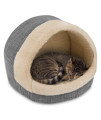 Cozy Cat Cave by Best Pet Supplies - Gray, 17 x 15 x 14