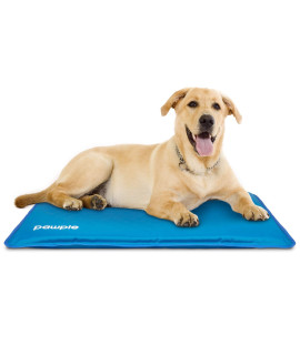 Pawple Dog Cooling Mat Pet Pad for Kennels, Crates and Beds, Thick Foam Base 44" x 32"