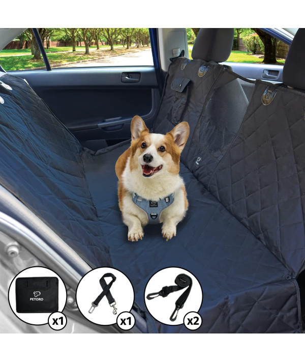 Buy Petoro Dog Back Seat Cover Waterproof, Scratch-Proof, Non-Slip