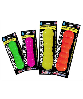 Ruff Dawg Dawg-Buster 8 Dog Chew Toy, Assorted Colors,, Made in The USA, Floats, Solid Rubber