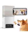 Petcube Bites 2 Lite Interactive Wifi Pet Monitoring Camera With Phone App And Treat Dispenser, 1080P Hd Video, Night Vision, Two-Way Audio, Sound And Motion Alerts, Cat And Dog Monitor