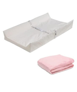 Delta children contoured changing Pad with Plush cover, Pink