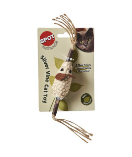 SPOT Ethical Products NaturalsSilver Vinecat ToyAssorted Figurescord and Stick, Multicolor
