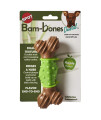 SPOT by Ethical Products - Bambone Dental Bone - Durable Dog chew Toy for Aggressive chewers - great Dog chew Toy for Puppies and Dogs Dog Toy - Medium - Apple
