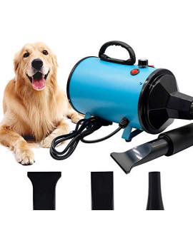SLADE Dog Grooming Dryers Professional Quiet Dog Dryer Blow Grooming Hair Dryer for Large Dogs Pet Professional High Velocity Blower Hot and Cold 30-70? Adjustable for Medium Large Big Dog 3200W/4.2HP