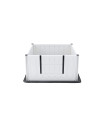 Artemis Whelping Box for Dog, 22" High (Standard 40"x40", White)
