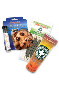 Meowijuana | Get Baked Bundle | Get Baked Cookie, King Size Catnip Joints, and Kalico Kush | Organic | Grown in The USA | Feline and Cat Lover Approved