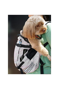 Seven Master Pet Dog Carrier Dog Backpack for Most Small and Middle Pet Dog, Front-Facing Adjustable Dog Carrier, Easy-fits and Hands-Free Pet Backpack Carrier for Hiking, Travel and Outdoor Use (L)