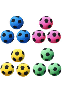 GINFH Cat Foam Ball Cat Sponge Ball Toy Cat Soccer Ball Toy (Foam Soccer Balls)