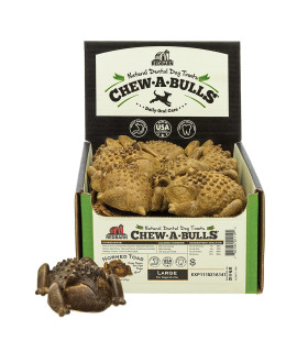 Redbarn Chew-A-Bulls (Size: Large | Shape: Toad | Case of 25)