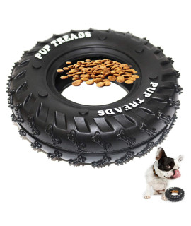 STARAY Updated Tough Dog Toys for Aggressive chewers Large Breed,Rubber Tire Dog Toy for Teething, Durable Dog chew Toys for Aggressive chewers,Puppy,Small, Medium (Black)