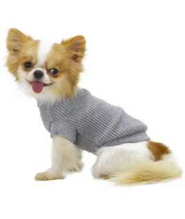 Lophipets Lightweight Dog Sweaters For Puppy Small Dogs Puppy Chihuahua Yorkie Clothes-Grayl