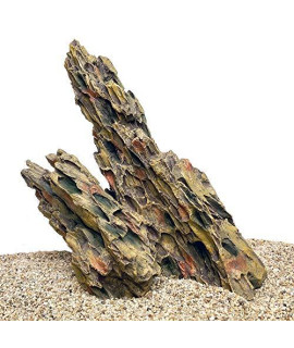 CURRENT USA Ohko Dragon Stone Aquarium Rock Decor, X-Large, 1 Piece - Unique, Hand-Painted Molded Fish Tank Decoration for Aquascaping, Terrariums, Vivariums - PH Neutral