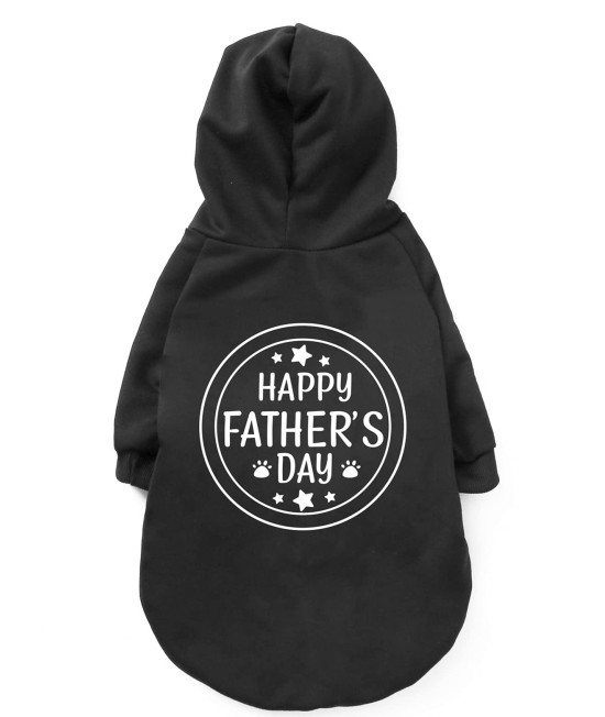 coomour Happy Father Day Dog Hoodies Pet Funny Paw costume clothes cat cute Father Shirt Small Dog Tops for Pets cats Dogs Outfits (Large)