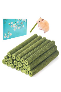30 PcS Timothy Hay Sticks for Rabbits guinea Pig Hamsters chinchilla Bunny chew Toys for Teeth Treats Accessories
