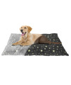 Downtown Pet Supply - Dog Bed, Kitten or Cat Bed - Glow in The Dark Stars Dog Crate or Cat Crate Nap Mat - Washer Safe, Plush, Warm and Cozy Kennel Pad - Large Dog Crate Mat - 45 x 30 in