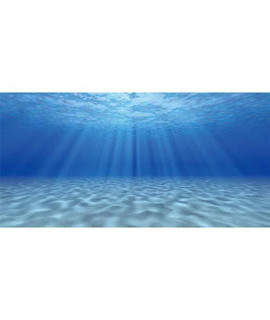 Awert Ocean Floor Background Undersea Aquarium Background Sunshine Underwater World Fish Tank Background 72X24 Inches Polyester Background