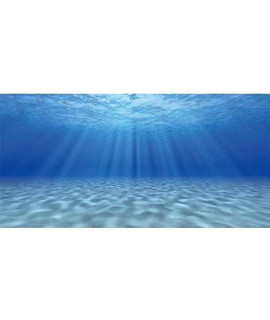 Awert Undersea Aquarium Background Sunshine Underwater Ocean Floor Fish Tank Background 48X20 Inches Polyester Background