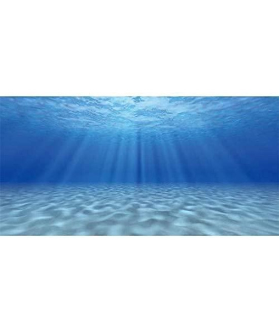 Awert Ocean Floor Background Undersea Theme Aquarium Background Sunshine Underwater World Fish Tank Background 48X18 Inches Polyester Background