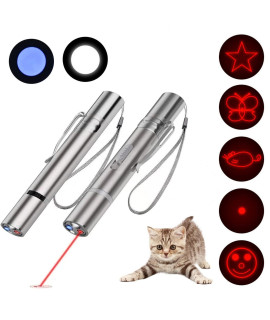 Holiya Cat Toys for Indoor Cats, Cat Laser Toy, Cat Toys Interactive for Indoor Cats, Laser Pointer Cat Toy, Rechargeable Cat Laser Pointer, USB Cat Laser Light Red Dot Toy Kitten Mice Chaser Cat Toy