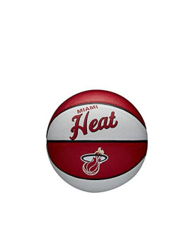 WILSON NBA Team Retro Mini Basketball - Miami Heat