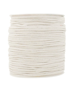 Mandala crafts Size 2mm cream Waxed cord for Jewelry Making - 109 Yds cream Waxed cotton cord for Jewelry String Bracelet cord Wax cord Necklace String
