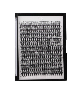 Bodermincer 20D30D Cluster To Choose Large Tray 240Pcs D Curl 8-22Mm To Choose Professional Makeup Individual Cluster Eyelashes Grafting Fake False Eyelashes Eyelash Extension Individual Eyelash Bunche (20D-18Mm)