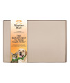 Neater Pet Brands Neater Mat - Waterproof Silicone Pet Bowls Mat - Protect Floors from Food & Water (24 x 16, Cappuccino)