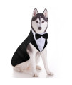 Dog Tuxedo And Bandana Set Dogs Formal Tuxedo Pet Wedding Party Suit Wedding Bow Tie Shirt For Wedding Christmas Birthday Costumes (Cute Style,Xl)