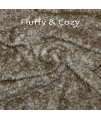 MACEVIA Fluffy Fleece Dog Blankets, Warm Soft Fuzzy Pets Blankets for Puppy, Small, Medium, Large Dogs and Cats, Plush Pet Throws for Bed, Couch, Sofa, Trave (29x40 Inch, Taupe)