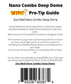 Nano Combo Dome Light Fixture for Reptiles - Includes Attached DBDPet Pro-Tip Guide (40w Max Each Side)
