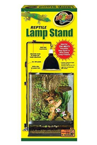 Small 10-20 Gallon Reptile Lamp Stand - Includes Attached DBDPet Pro-Tip Guide | Keep Your Reptile's Lights Safe by Hanging Them Above The cage!