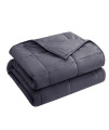 yescool Weighted Blanket for Adults (20 lbs, 60A x 80A, grey) cooling Heavy Blanket for Sleeping Perfect for 190-210 lbs, Queen Size Breathable Blanket with Premium glass Bead
