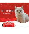 KiTiFish Smart Interactive Cat Toy, imatates a Goldfish Spinning, Swimming, Twirling, and swishing its Feather Tail, Electronic Fun Toy for Your Cat/Kitty/Kitten/Pets