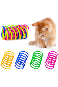 Valonii 30Pcs Interactive cat Spring Toys for Indoor catsKittens